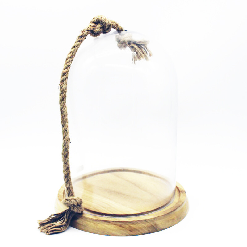 Cloche con base in legno small