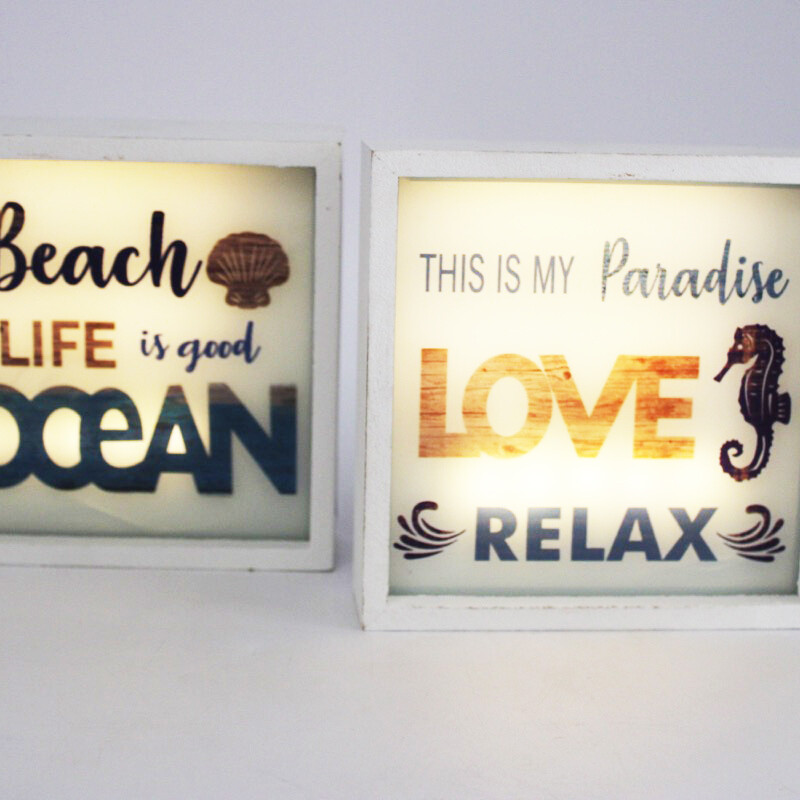 Quadretto con led BEACH