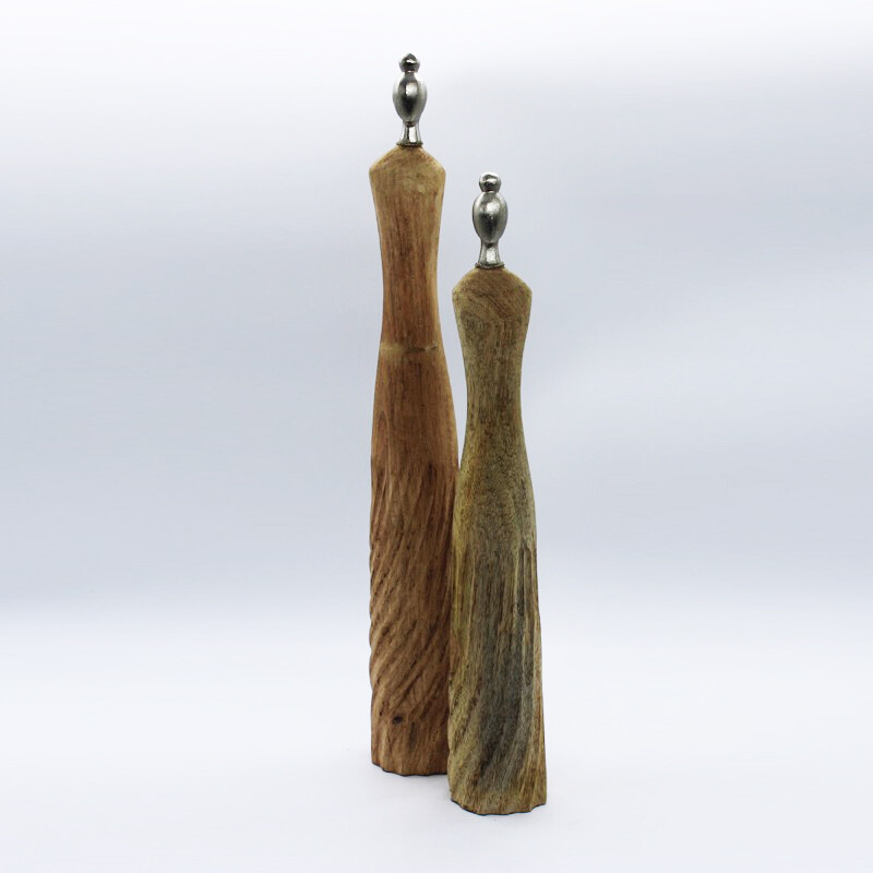 Statua in legno scolpito small