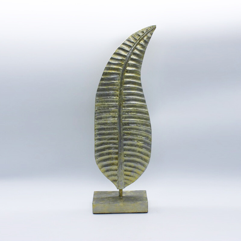Decorazione foglia dorata