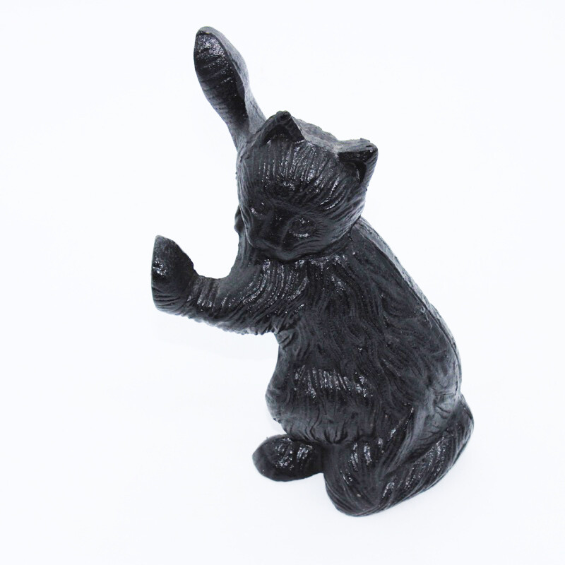 Fermaporta in metallo gatto
