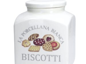 La Porcellana Bianca Conserva Barattolo Biscotti deco' 3 Lt