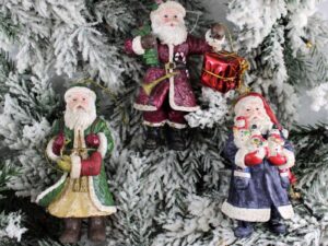 Babbo Natale da collezione I Set 3 pezzi