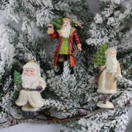 Babbo Natale da collezione Set 3 pezzi