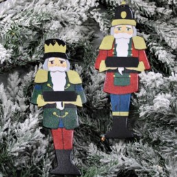 decorazione albero - Soldatino con lavagna- confezione 2 pezzi