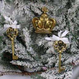 Decorazioni albero da collezione ORO Set 3 pezzi