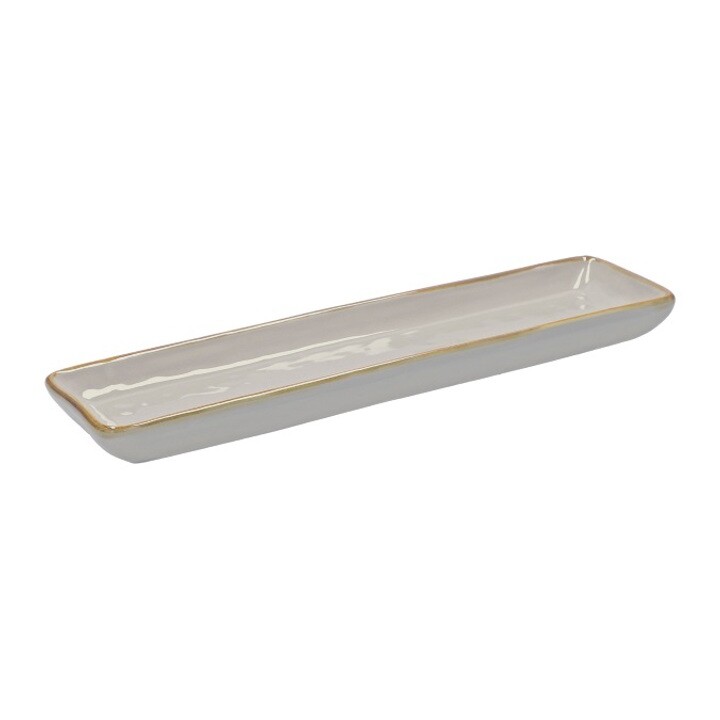 Concerto vassoio rettangolare 32x8 grigio