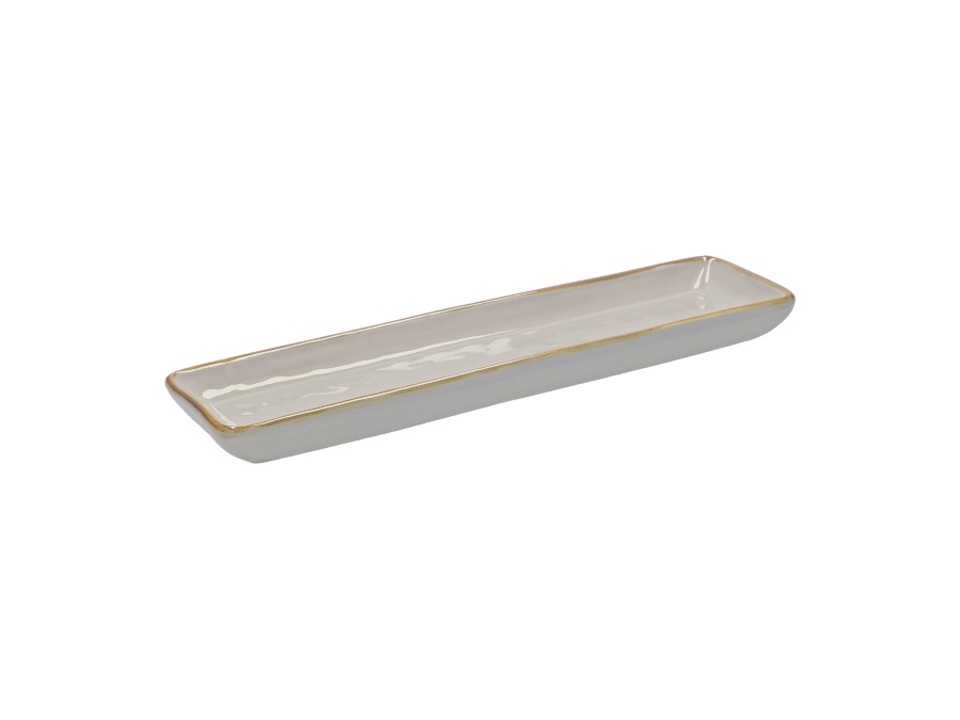 Concerto vassoio rettangolare 32x8 grigio