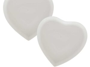 La Porcellana Bianca Cupido Set 2 Piattini Dolce cuore