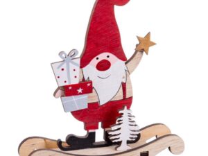 La Maison Store Decorazione Babbo Natale slitta H16