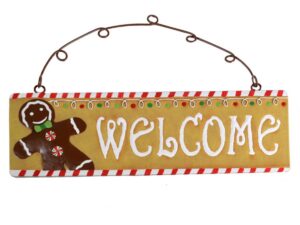 La Maison Store Targhetta gingerbread welcome L46