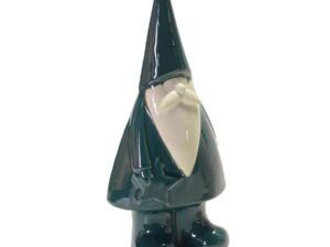 La Maison Store Babbo natale ceramica verde e bianco H16