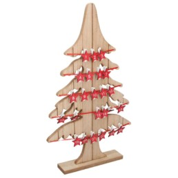 La Maison Store Albero legno naturale con portanemo H49