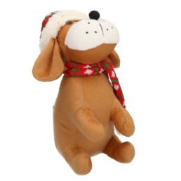 La Maison Store fermaporta tessuto rosso cane H30