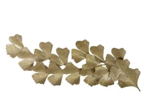 La Maison Store Quadro metallo foglie oro cm147x54xH10
