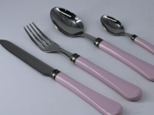 Rivadossi Sandro set 24 pezzi posate Giulietta colore rosa