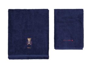 Maryplaid Asciugamani Orsetto blu