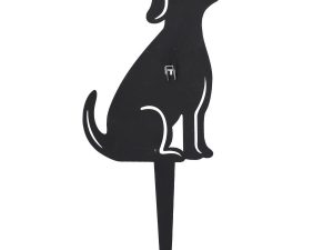 La Maison Store Portazampirone metallo cane nero cm17x2x36