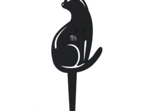 La Maison Store Portazampirone metallo gatto nero cm14x2x36