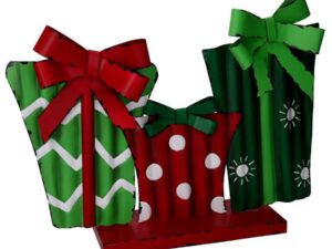 La Maison Store Pacco regalo in metallo 20x37H