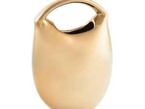 Rituali Domestici Vaso Le Graziose Borsa Oro lucido H18