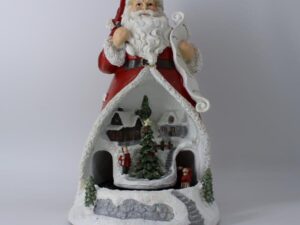 La Maison Store Carillon Babbo natale con pergamena H 30