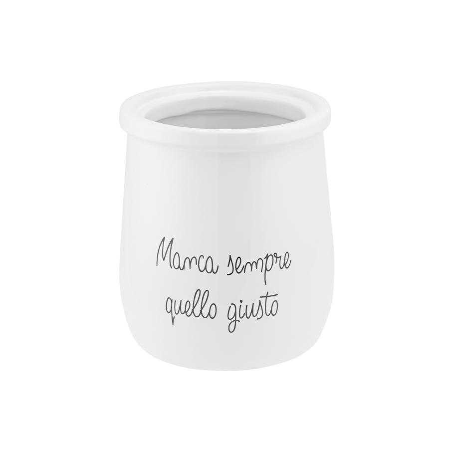 La Porcellana Bianca Gli Onesti Porta Utensili 14x14x15H