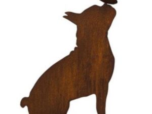 La Maison Store Cane Bull Dog con Farfalla H55