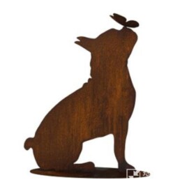 La Maison Store Cane Bull Dog con Farfalla H55
