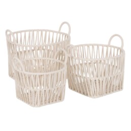 La Maison Store Cesta bianca disponibile in 3 misure