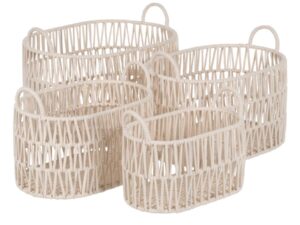 La Maison Store Cesta Bianca Ovale in 4 misure