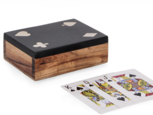 La Maison Store Carte da gioco in scatola nera 12x9
