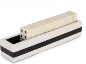La Maison Store Gioco da tavola Domino Bianco