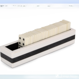 La Maison Store Gioco da tavola Domino Bianco