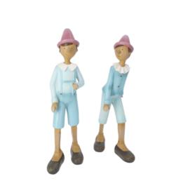 La Maison Store Statuina Pinocchio celeste disponibile in 2 modelli