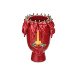 Rituali Domestici Arciboldo Vaso Rosso H32