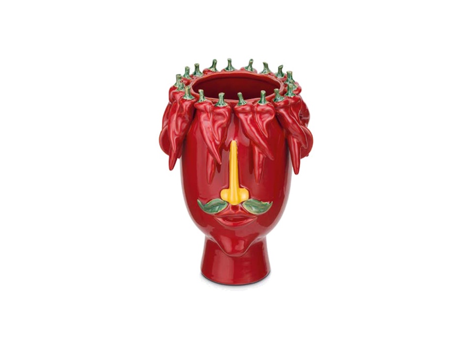 Rituali Domestici Arciboldo Vaso Rosso H32