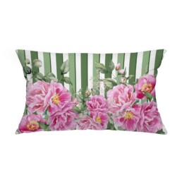 Casa Anversa Cuscino idrorepellente Peony Verde 35x60