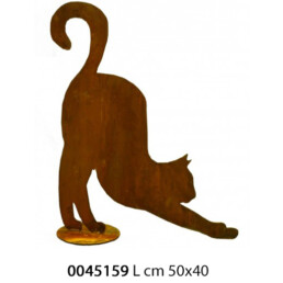 La Maison Store figura gatto che si stiracchia H50