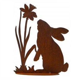 La Maison Store coniglietto con fiore di narciso H35