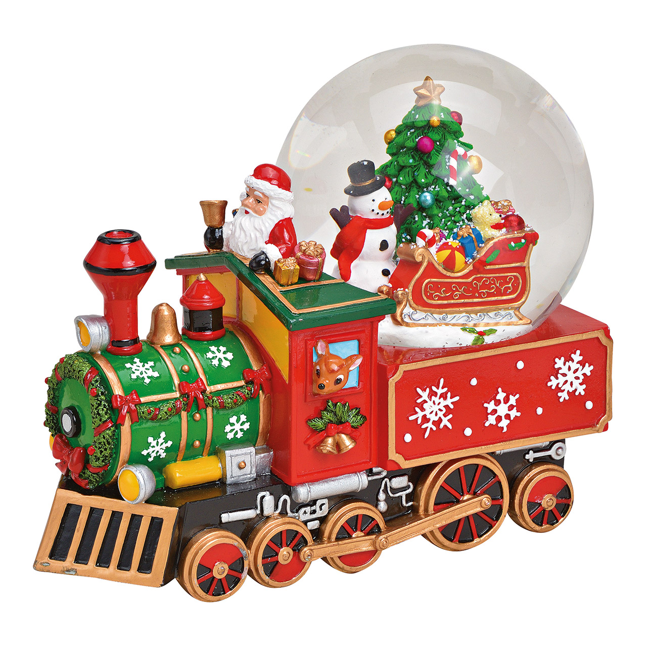 La Maison Store Carillon Treno Babbo Natale Cm 25